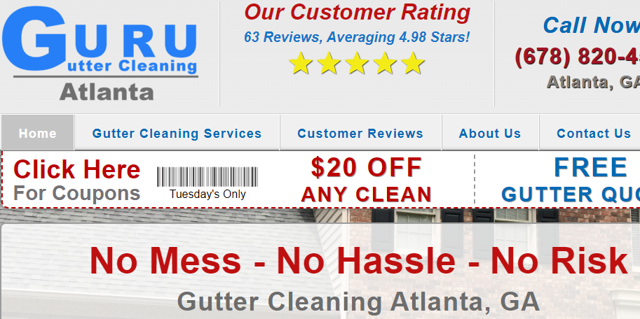 Guru Gutter Cleaning Atlanta