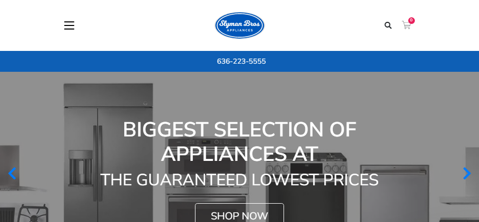 Known Appliance Stores in St. Louis