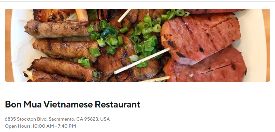 Popular Vietnamese Restaurants in Sacramento