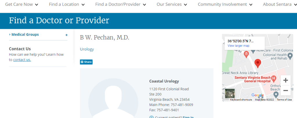 certified Urologists in Virginia Beach, VA