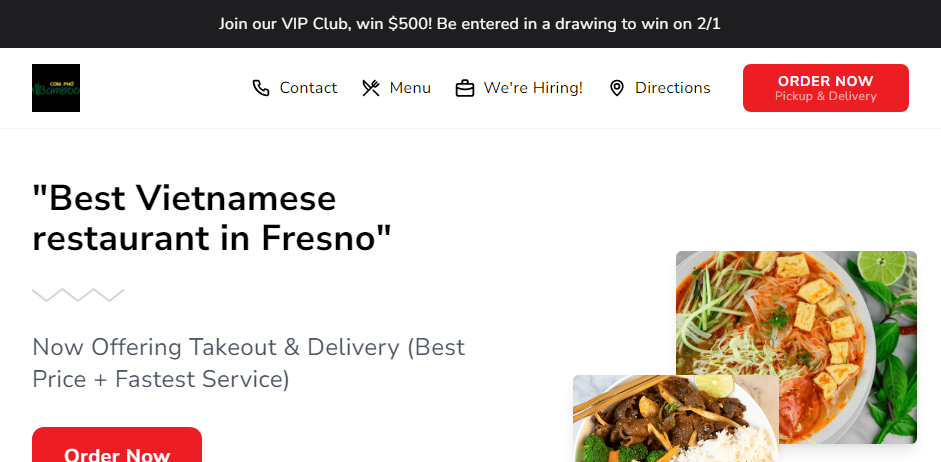 Outstanding Vietnamese Restaurants in Fresno