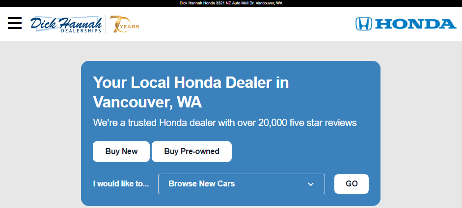 Popular Honda Dealers in Portland