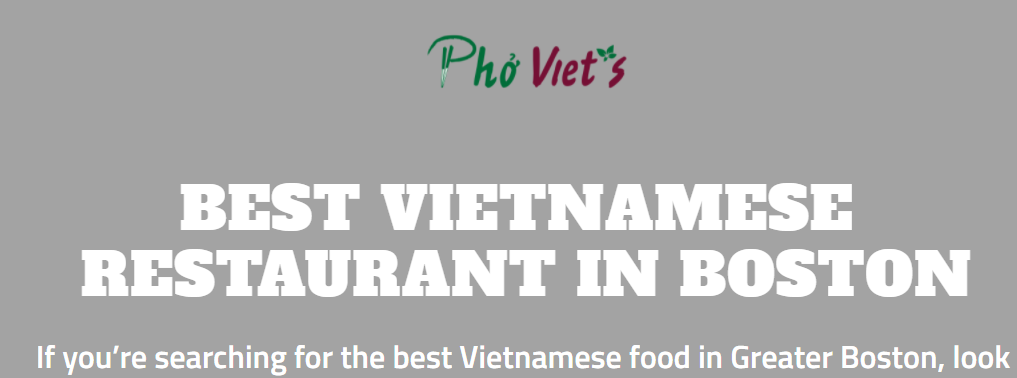 tasty Vietnamese Restaurants in Boston, MA