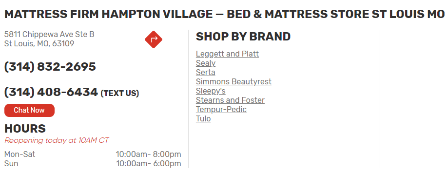 Mattress Firm Hampton Village