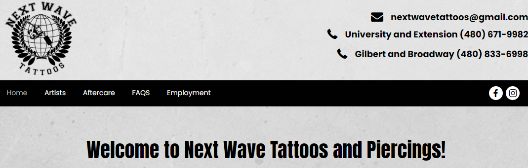 Next Wave Tattoos and Piercings