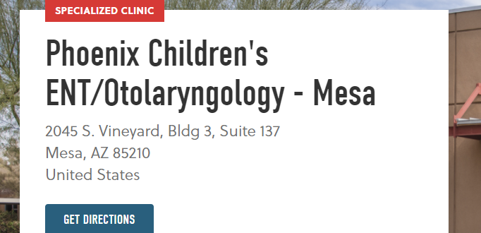Phoenix Children's ENT/Otolaryngology