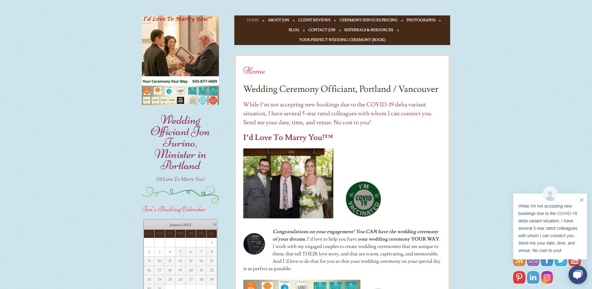 Portland, OR's Best Marriage Celebrants