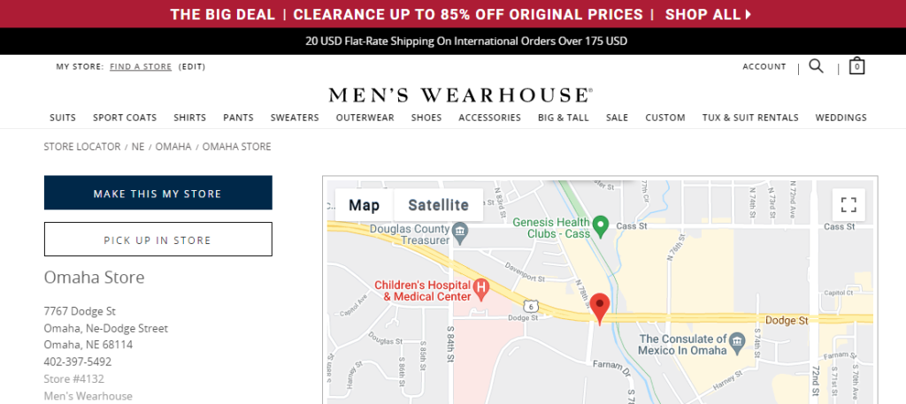 proficient Suit Shops in Omaha, NE