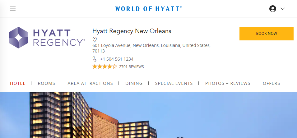Outstanding Hotels in New Orleans