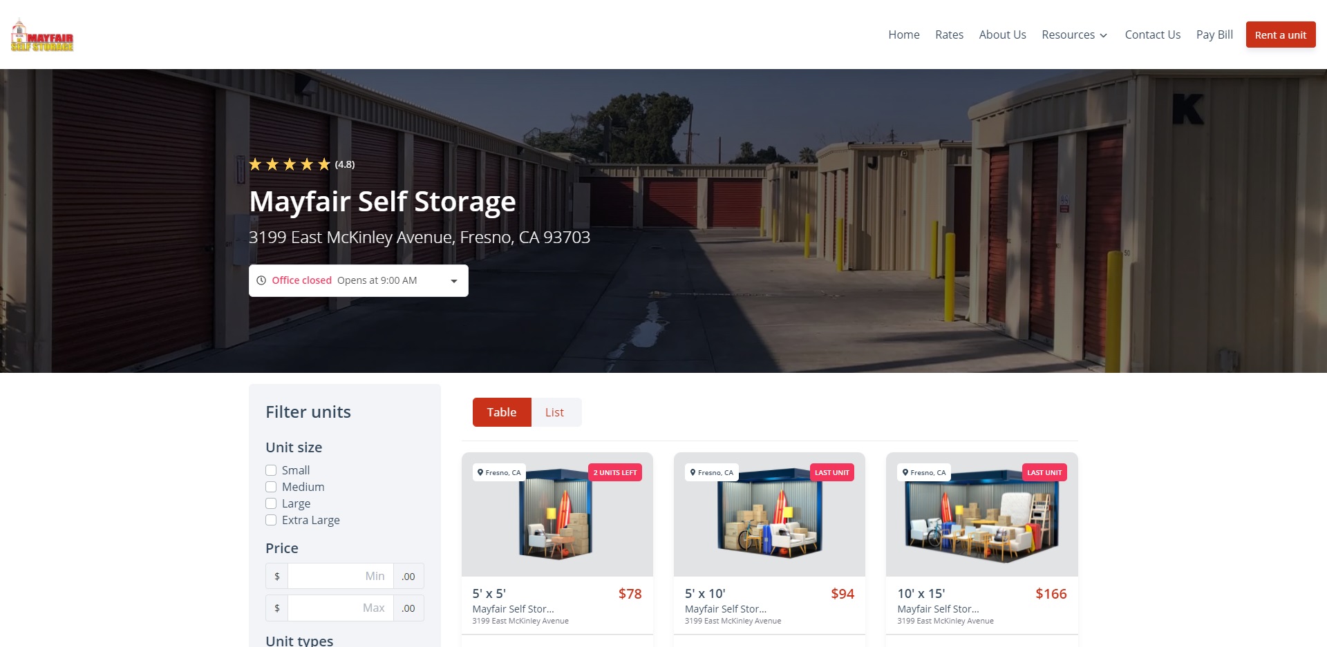 5 Best Self Storage in Fresno, CA
