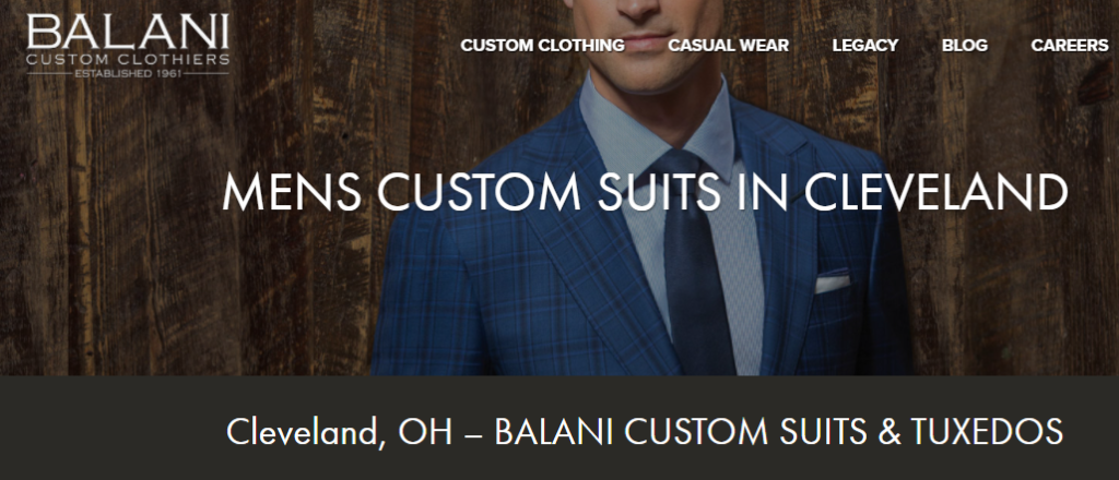 luxury Suit Shops in Cleveland, OH