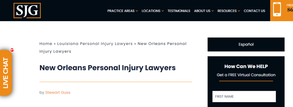 skilled Personal Injury Attorneys in New Orleans, LA