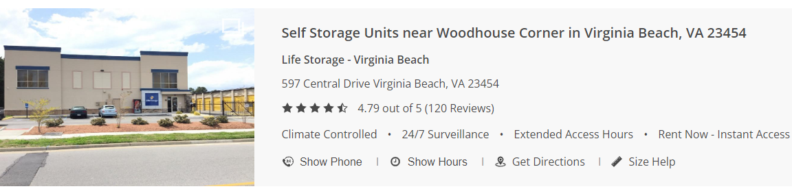 Life Storage - Virginia Beach