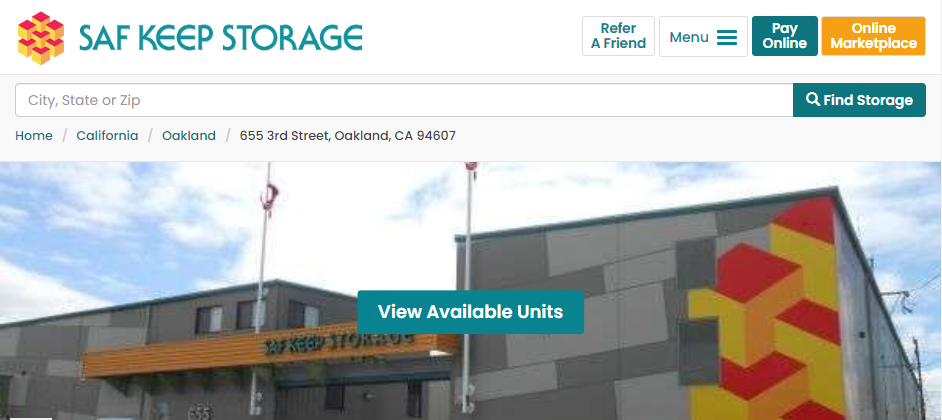 Affordable Storage in Oakland