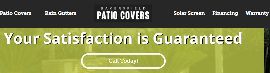 Bakersfield Patio Covers, Gutters, Security & Screen Doors
