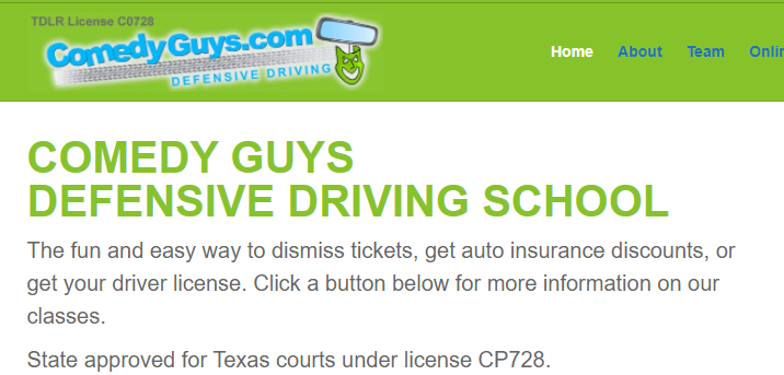 Comedy Guys Defensive Driving