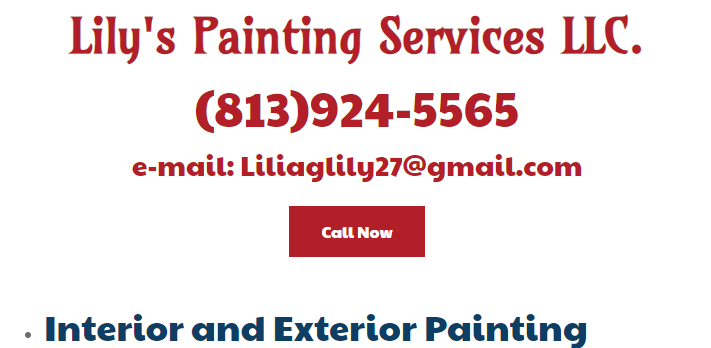 Lily's Painting Services LLC