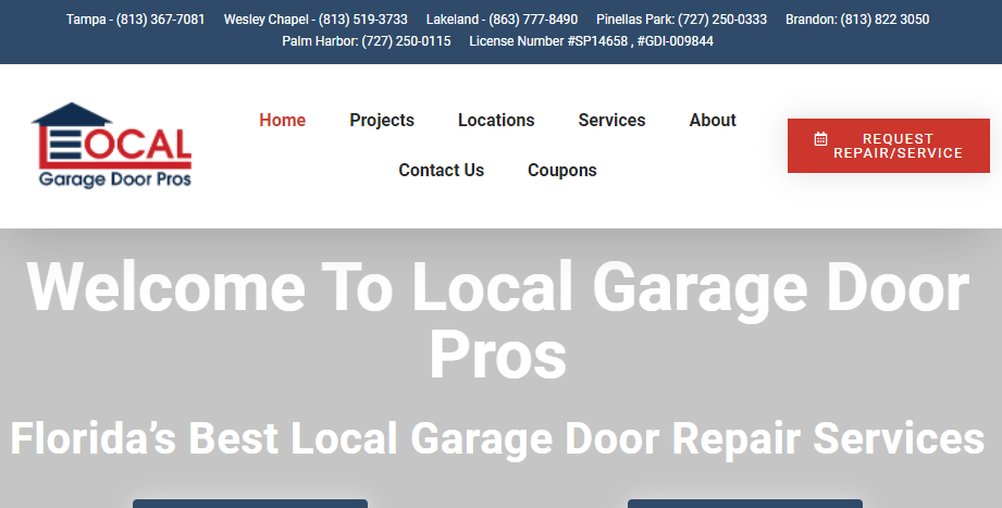 advanced Garage Door Repair in Tampa, FL