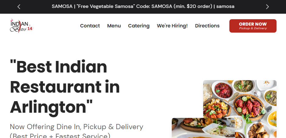 Genuine Indian Restaurants in Arlington