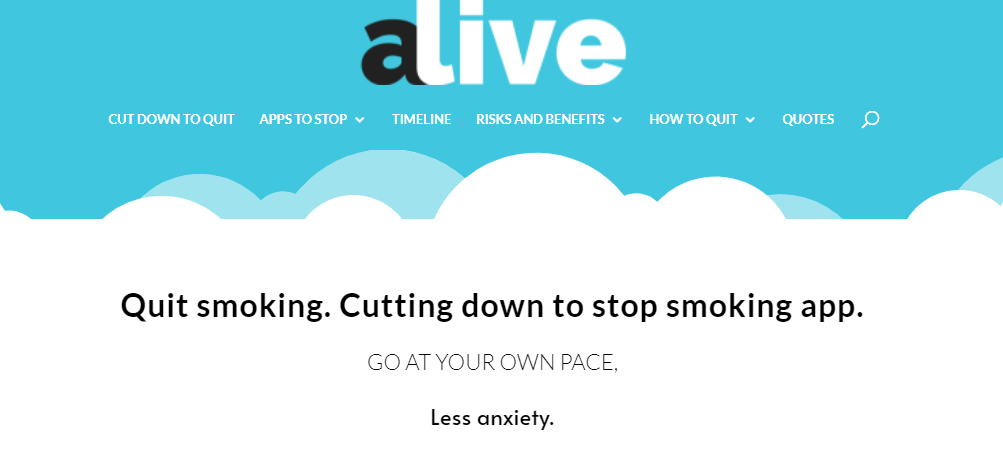 Quit smoking app