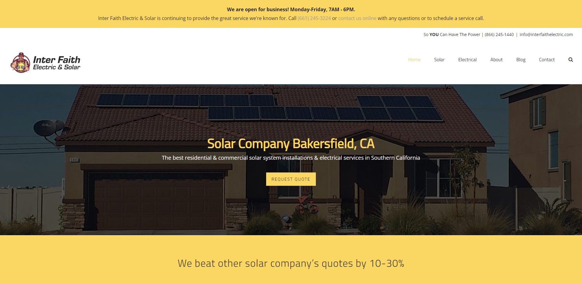 Bakersfield, CA's Best Solar Panel Maintenance.