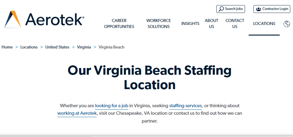 recommended Recruitment in Virginia Beach, VA