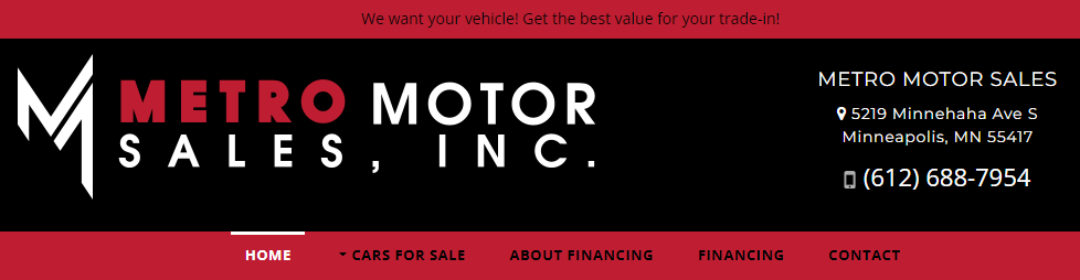 Metro Motor Sales, Inc.