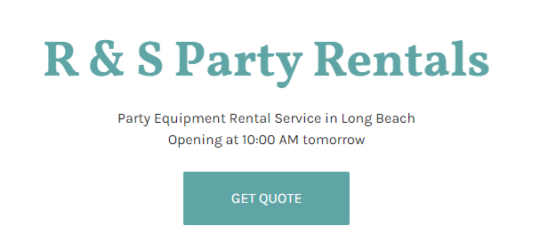 R & S Party Rentals
