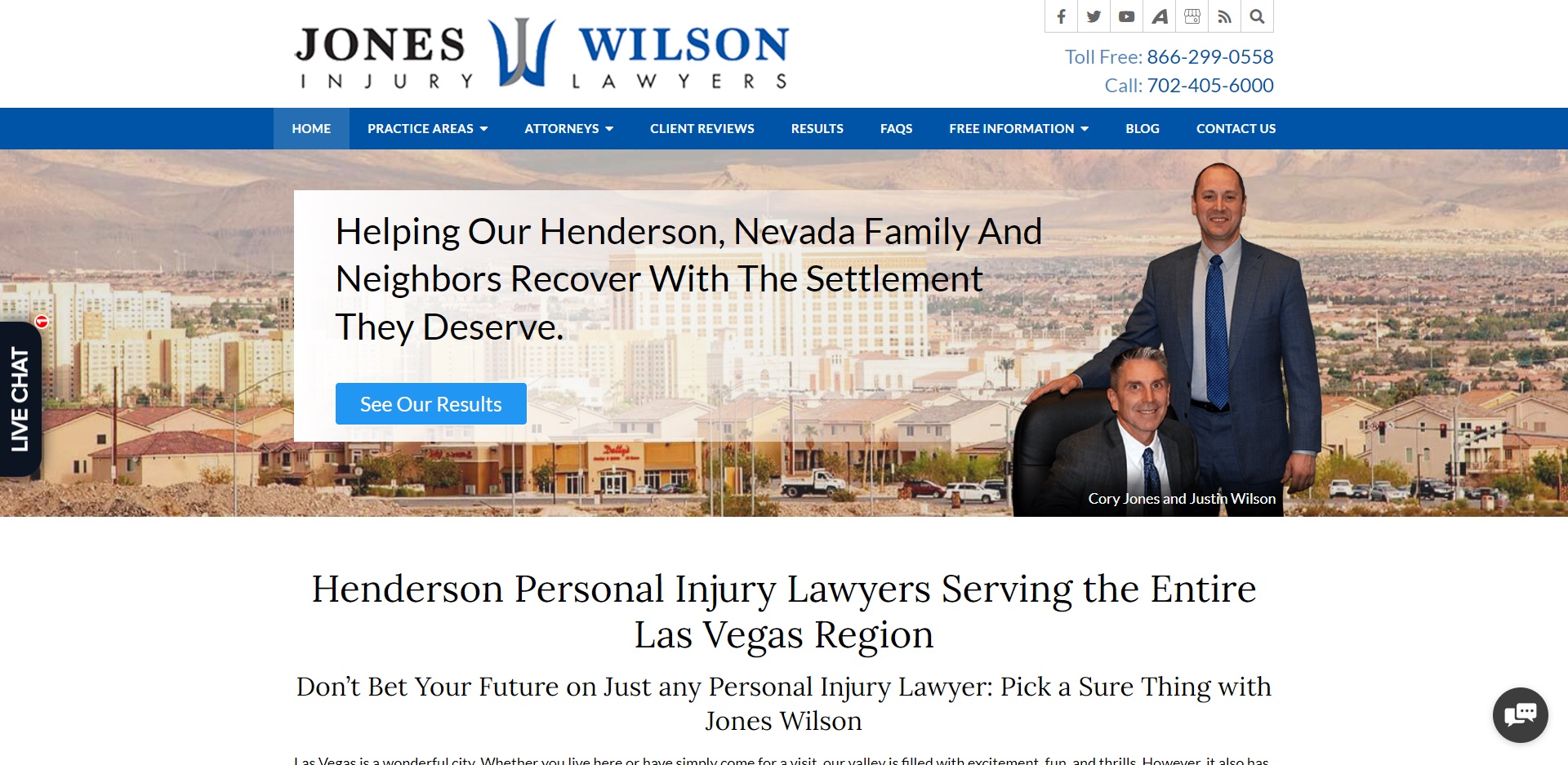 5 Best Personal Injury Attorneys in Henderson, NV