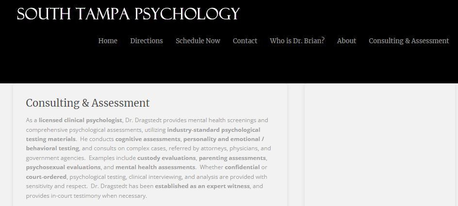Great Psychologists in Tampa