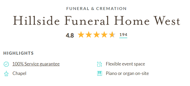 Hillside Funeral Home West