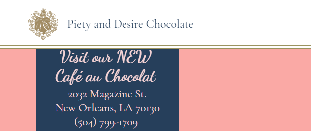 Piety and Desire Chocolate