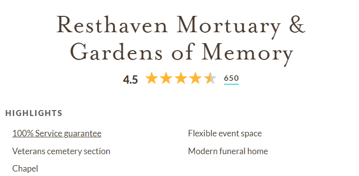 Resthaven Mortuary & Gardens of Memory
