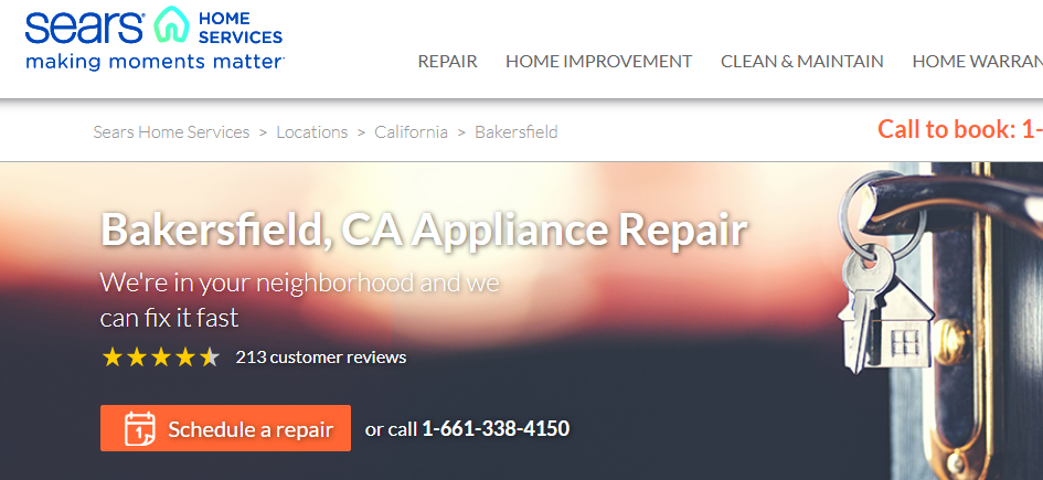 Great Appliance Repair Services in Bakersfield