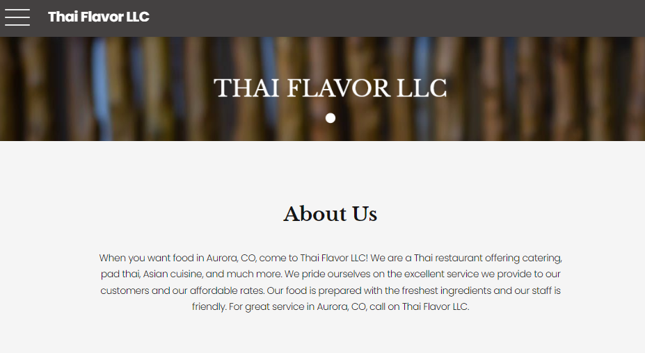 authentic Thai Restaurants in Aurora, CO