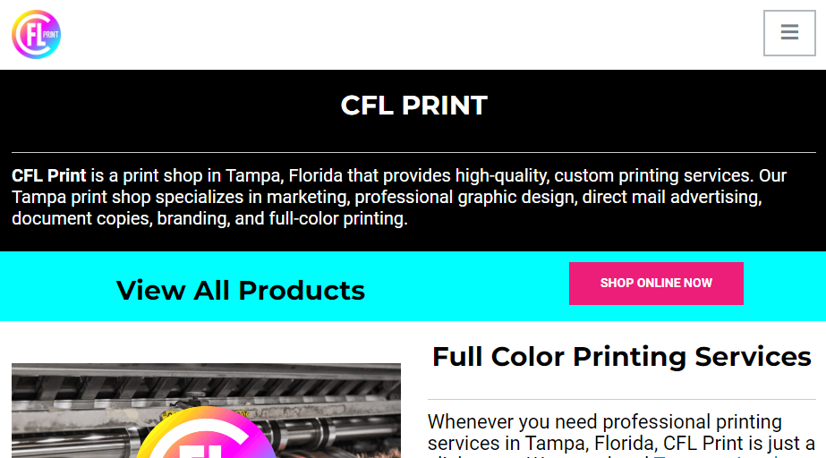 professional Printing in Tampa, FL