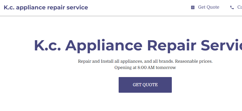 Popular Appliance Repair Services in Bakersfield