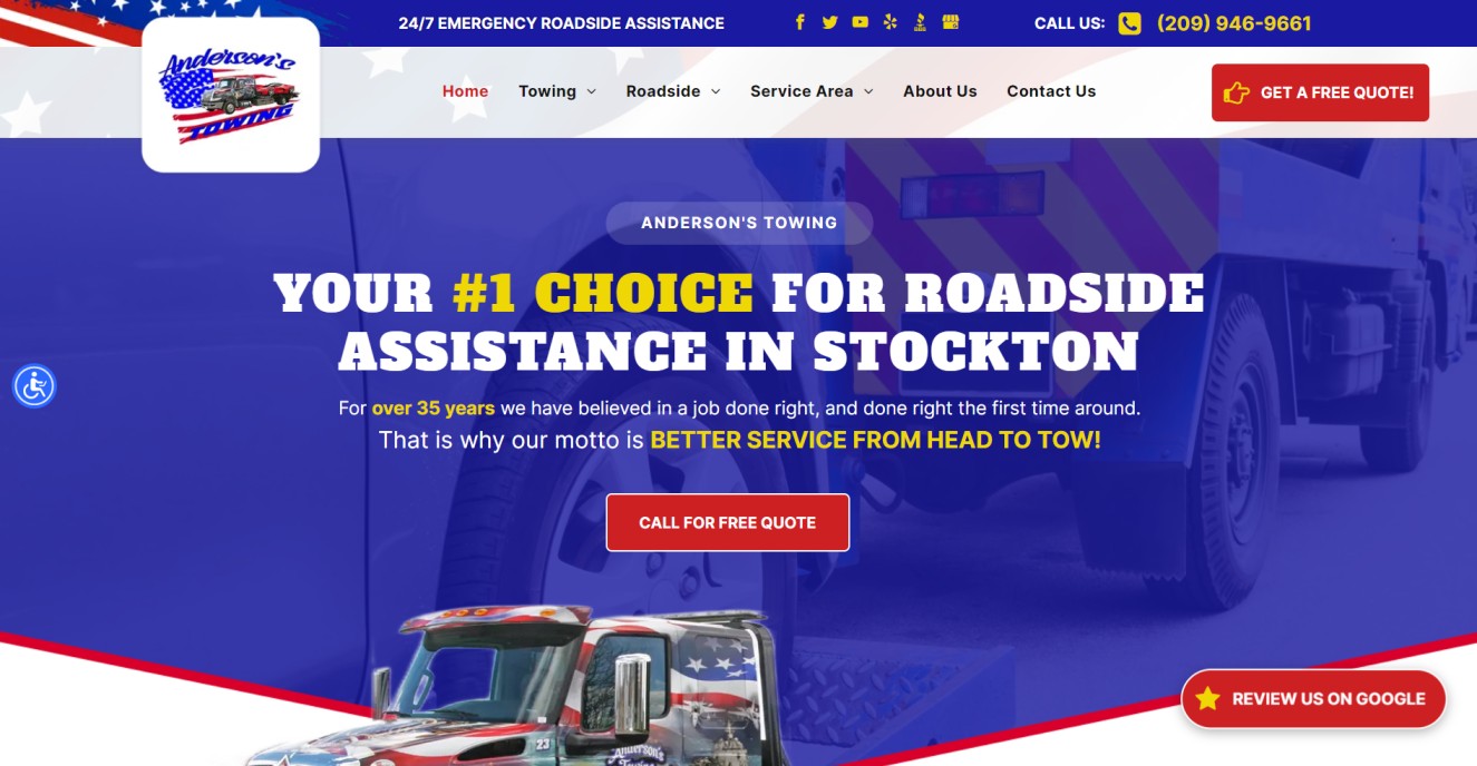 One of the best Towing Services in Stockton