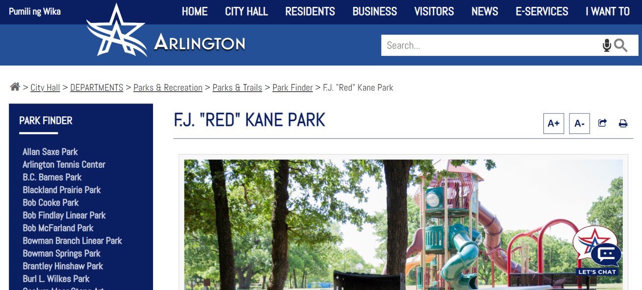 Good Parks in Arlington