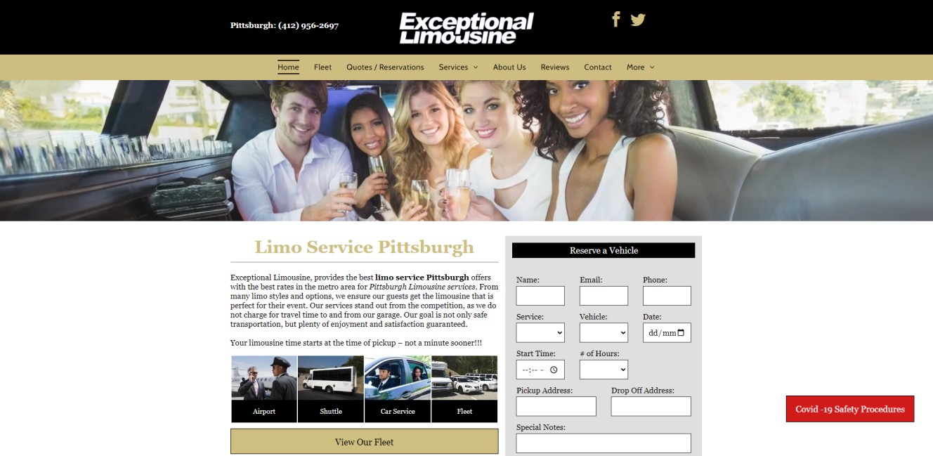 Limo Hire in Pittsburgh