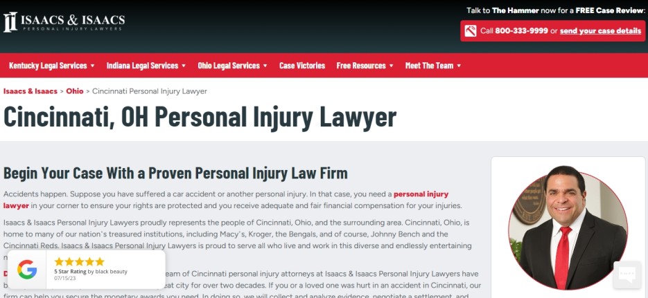 One of the best Personal Injury Lawyers in Cincinnati