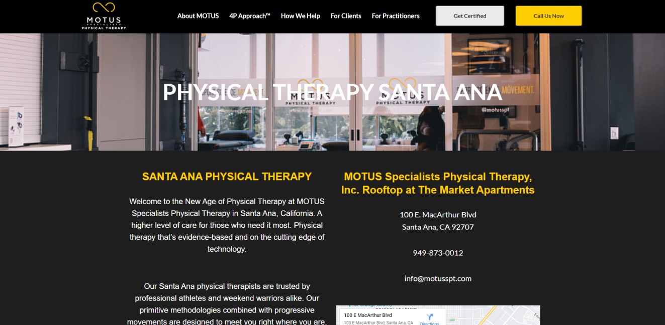 One of the best Physiotherapy in Santa Ana