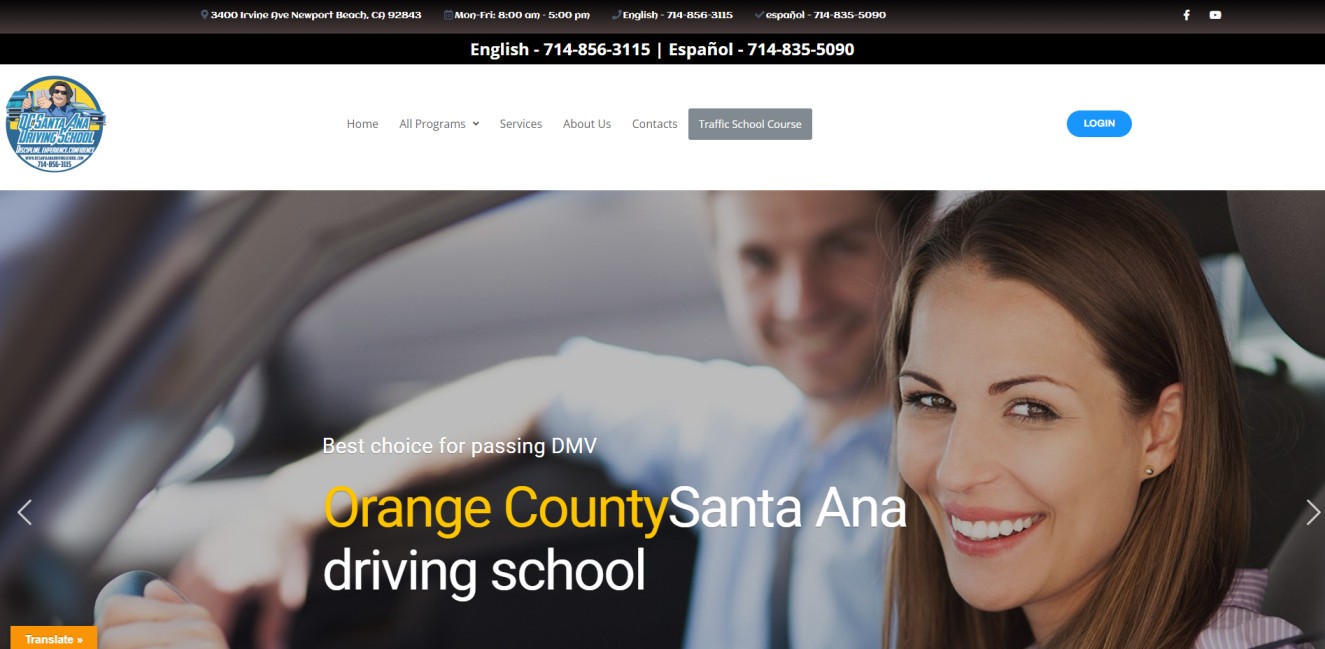 Top Driving Schools in Santa Ana