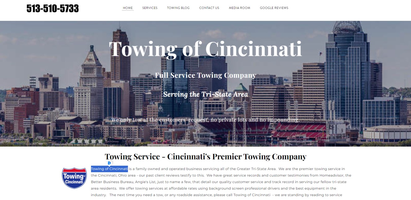 Towing Services in Cincinnati