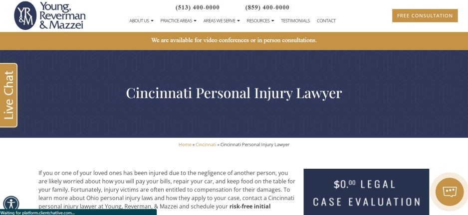 Top Personal Injury Lawyers in Cincinnati