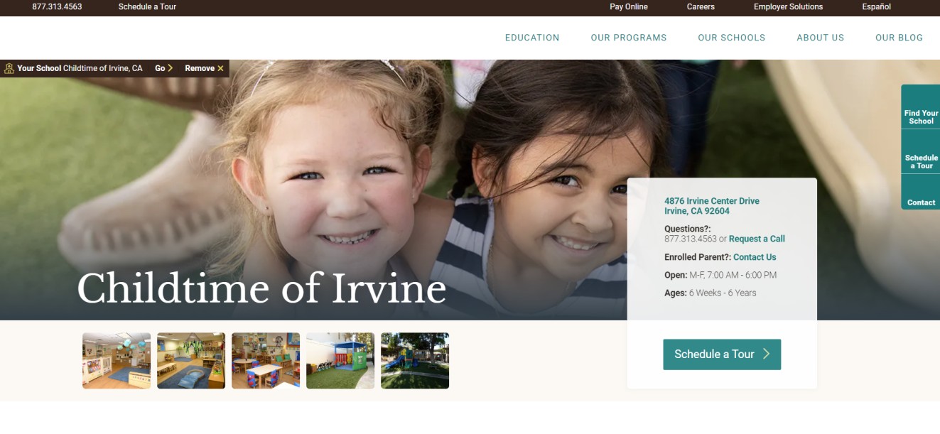 Child Care Centres in Irvine