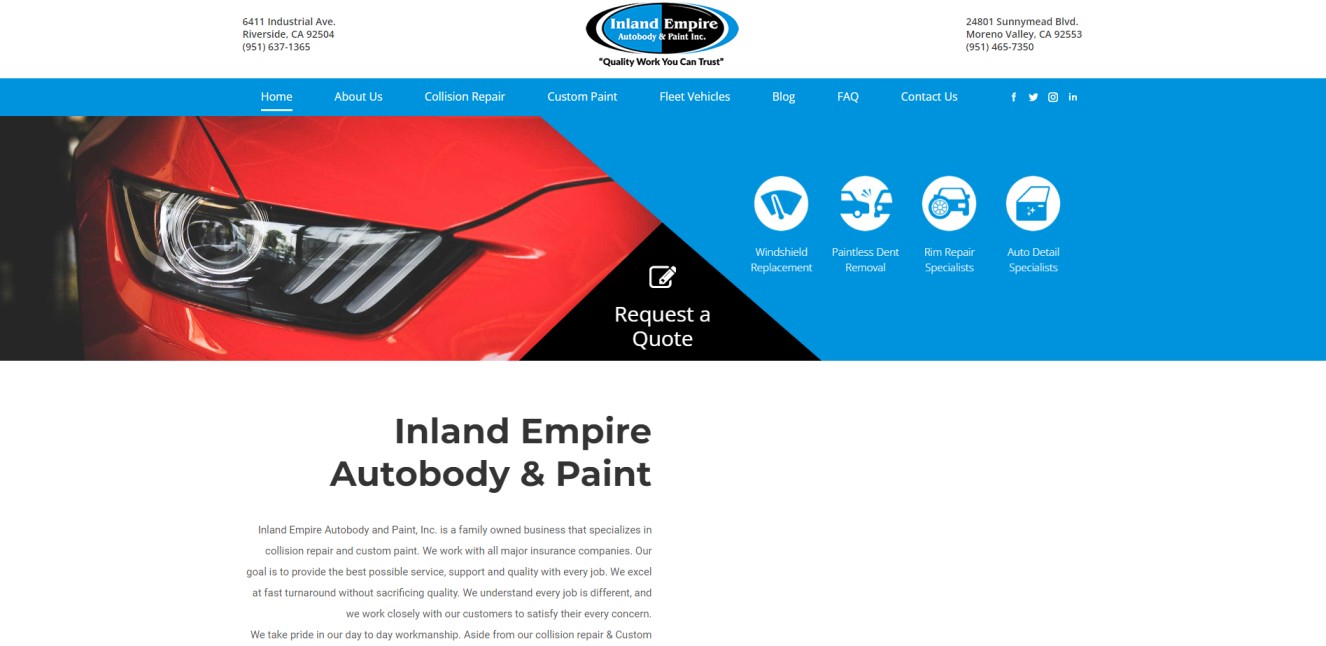 One of the best Auto Body Shops in Riverside