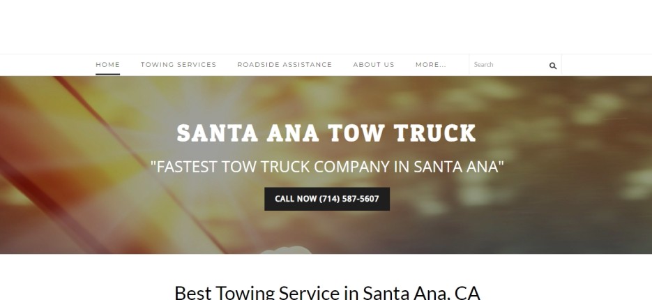 Good Towing Services in Santa Ana