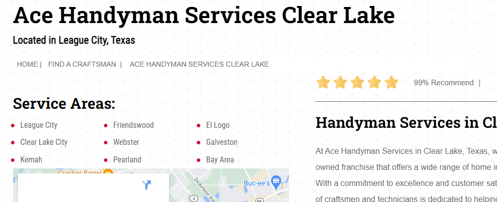 Amazing Handyman in Clear Lake