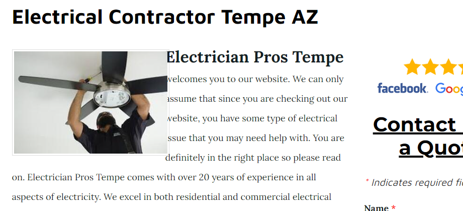 Fast Electricians in Tempe